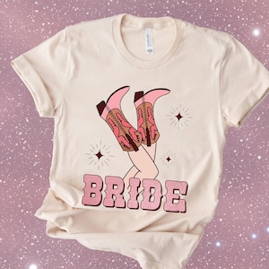 Cowgirl Bride Shirt, Rodeo Bachelorette Tee, Western Bridal Party T-shirts, Team Bride Shirt, My Last Rodeo Shirt, Let’s Get Rowdy T-Shirt
