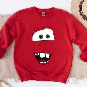 Lightning Mcqueen Sweatshirt, Disney Cars Shirt, Cars Theme Birthday Shirt, Disney Car Pixar Shirt, Cars Character, Disney Cars Land Hoodie