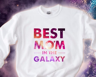 Felpa Miglior Mamma nella Galassia, Camicia per mamma di Star Wars, Famiglia Mandaloriana, Camicia per mamma, Regalo per la festa della mamma, Camicia per mamma, Felpa con cappuccio per la festa della mamma