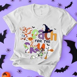 Reach For The Sky Shirt, Toy Story Halloween Shirt Toy Story Land Shirt, Jessie And Bullseye