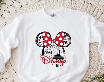My First Disney Trip Sweatshirt, 2024 Disney Family Shirt, Disney Toddler Shirt, Matching Disney Trip Shirt, My First Disney Trip Hoodie