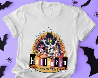 Disneyland Halloween Süßes Oder Saures Shirt, Mickey And Minnie Halloween Shirt, Süßes Oder Saures, Mickey und Freunde Halloween Shirts