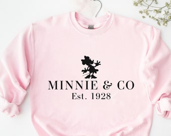 Minnie & Co Sweatshirt, Minnie and Co Hoodie, Minnie Shirt, Disney Shirts, Disneyland Sweater, Mickey Minnie Shirt, Couple Hoodie