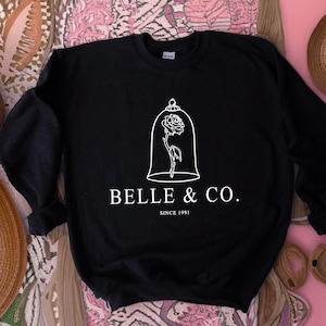 Belle and Co Sweatshirt, Disney Princess Shirt, Disney Est Shirt, Princess Girl Trip Shirt, Disney Princess Trip, Disney Hoodie