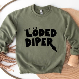 Loded Diper Sweatshirt, Diary of a Wimpy Kid, Vintage Look, Unisex Rodrick Rules Shirt, Gifts for Kids, Kids Boys Girls Hoodie