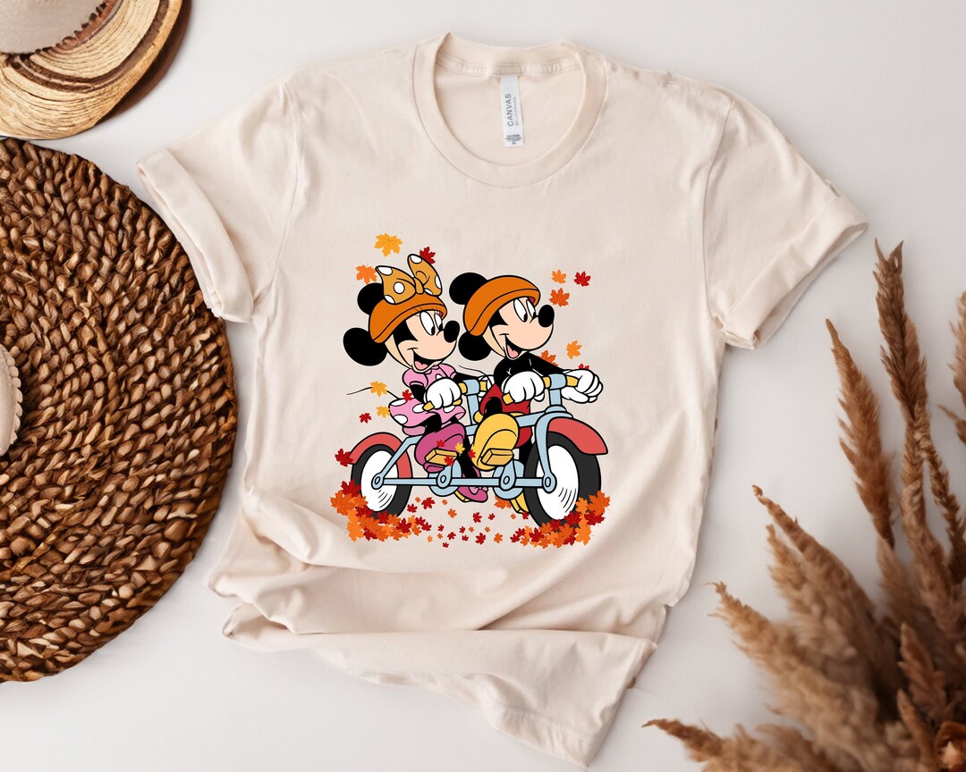 Mickey Minnie Fall Shirt, Fall Disney Shirt, Mickey Autumn Tee, Disney ...