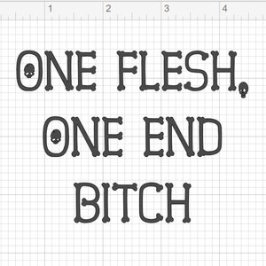 The Locked Tomb &quot;One Flesh, One End&quot; Vinyl Decal