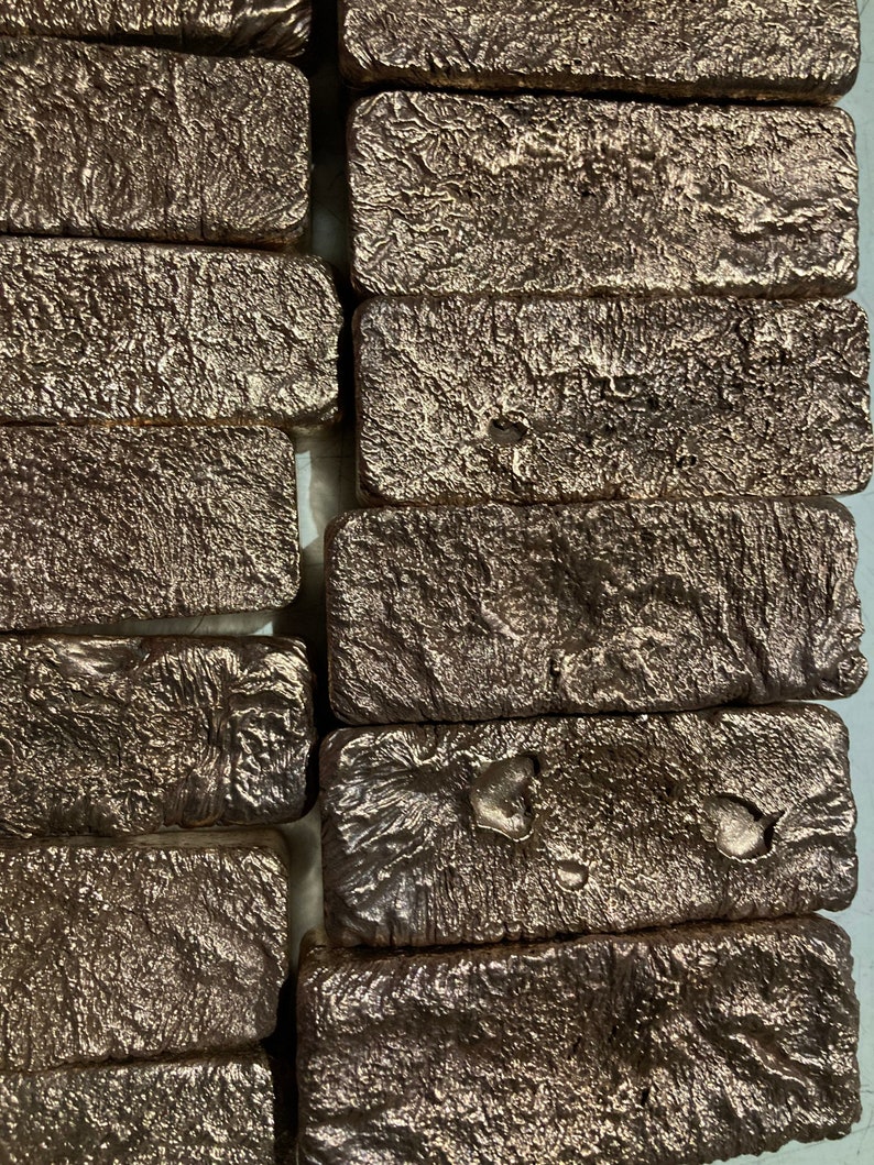 40 Bronze Ingots / Bronze Ingot/ Ingot / Bronze Bullion / Etsy