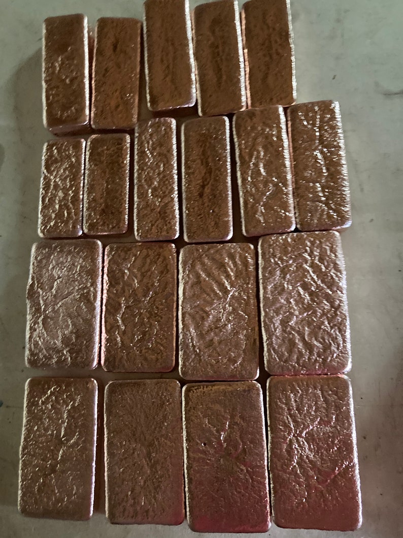 50 Lbs Copper Ingots / Copper Bullions / Copper Bars Etsy