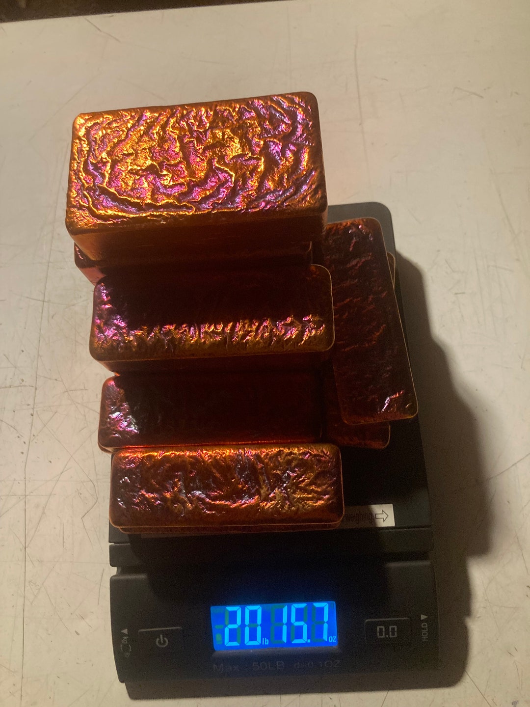 20 Lbs Copper Pearl Ingots / Copper Bullion / Copper Bars Etsy