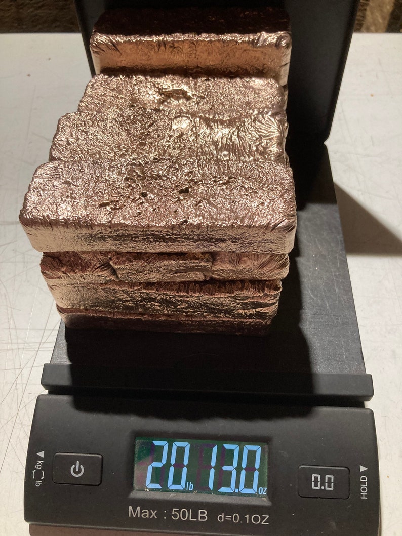 40 Bronze Ingots / Bronze Ingot/ Ingot / Bronze Bullion / Etsy