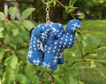 Handmade Cute Little Elephant Keychain | Fabric Keychain | Perfect Little Gift | Cute Little Gift | Animal Keychain