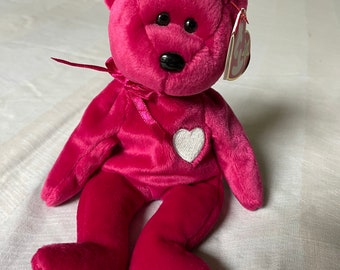 Beanie Baby Valentina - MNMT, Rare, Tag Errors, Single Owner, Un-played,Safely Stored & Environmentally Protected,Retired,Investment Quality