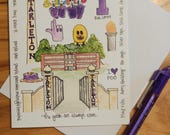 Tarleton State Greeting Card • Autry Building Watercolor • Tarleton Alumni Gift • Texas College Graduation Card • Stephenville Art Print