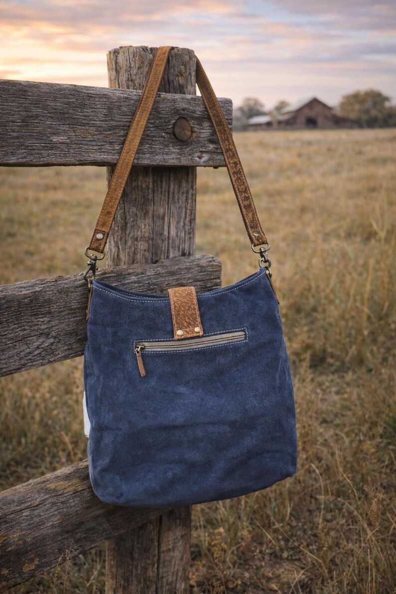 Kind Ranch Purse Large Cowhide Purse | Hair on Hide Leather Shoulder Bag | Western Boho ...