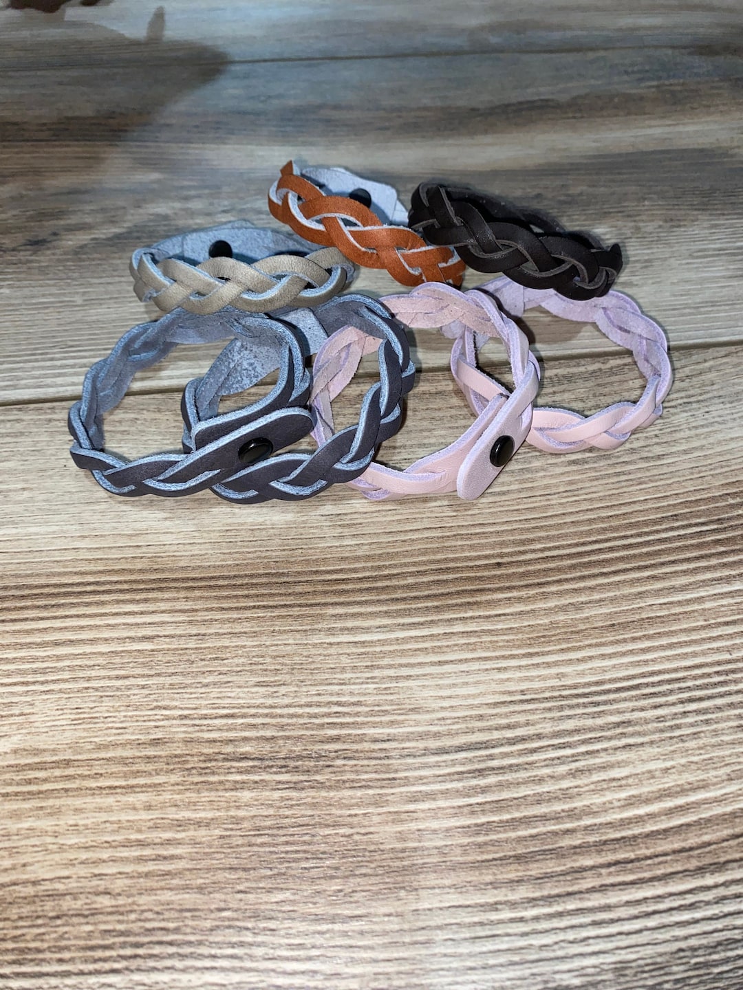 Mystery Braid Leather Bracelets Etsy