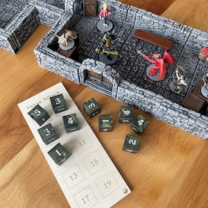Sneak Attack Dice and Tracker “Scout” for Dungeons & Dragons 5e, Pathfinder 2e, Rogue Dice for Sneak Attack