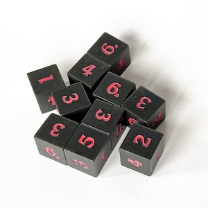 Sneak Attack Dice and Tracker “Thief” for Dungeons & Dragons 5e, Pathfinder 2e, Rogue Dice for Sneak Attack