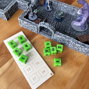 Sneak Attack Dice and Tracker “Assassin” for Dungeons & Dragons 5e, Pathfinder 2e, Rogue Dice for Sneak Attack
