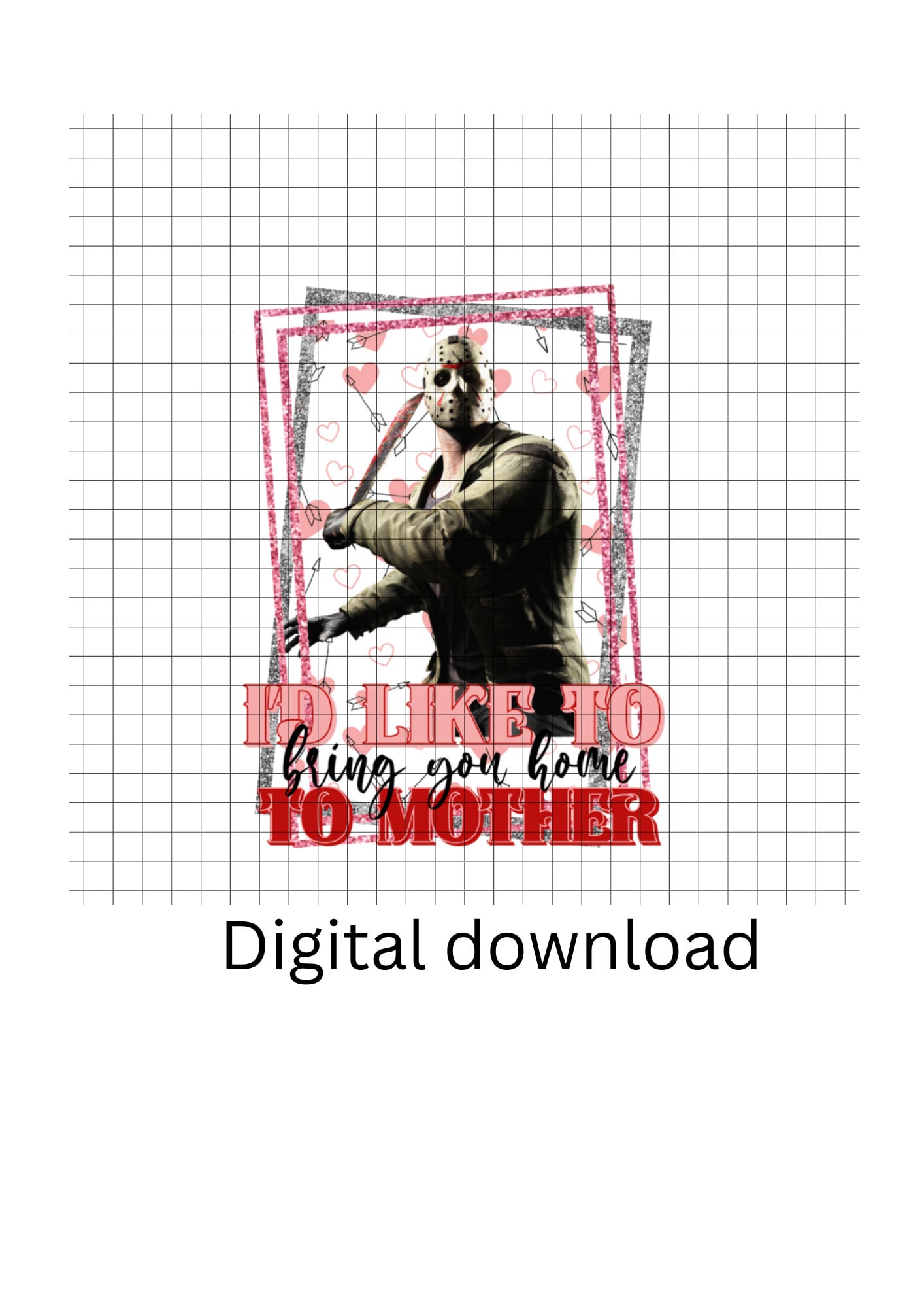 Valentine's Day Jason Voorhees T-Shirt