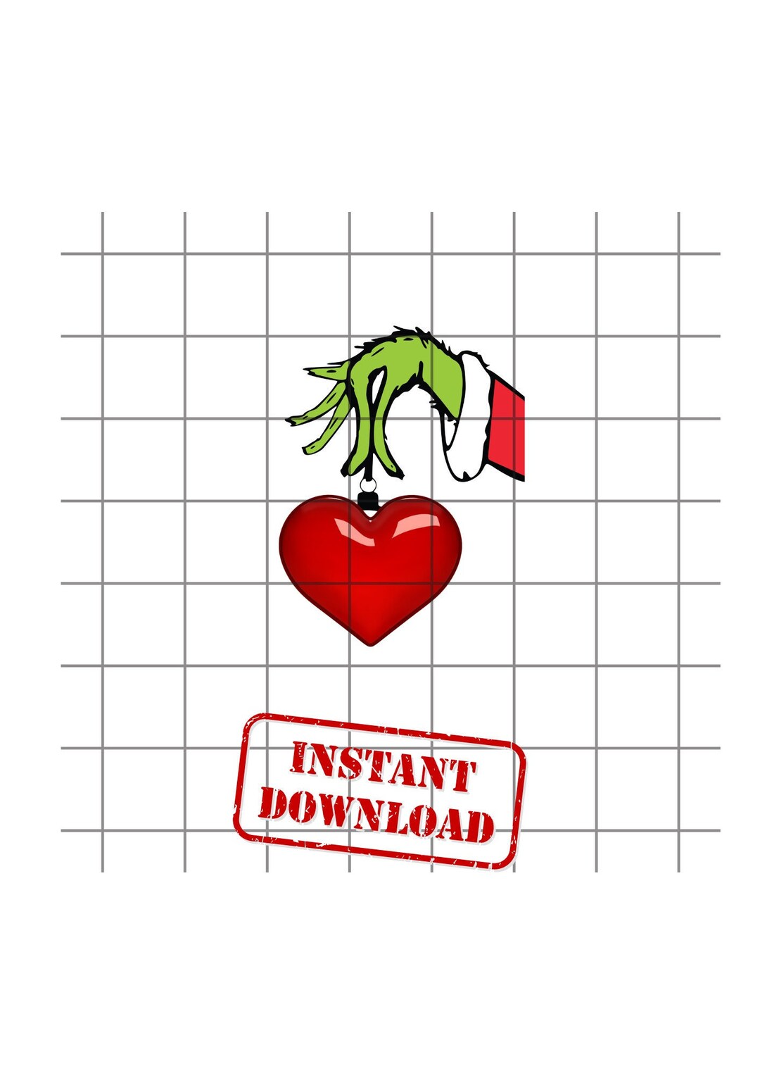 Grinch Heart Valentines PNG, Grinch Sublimation, Grinch Valentines Svg