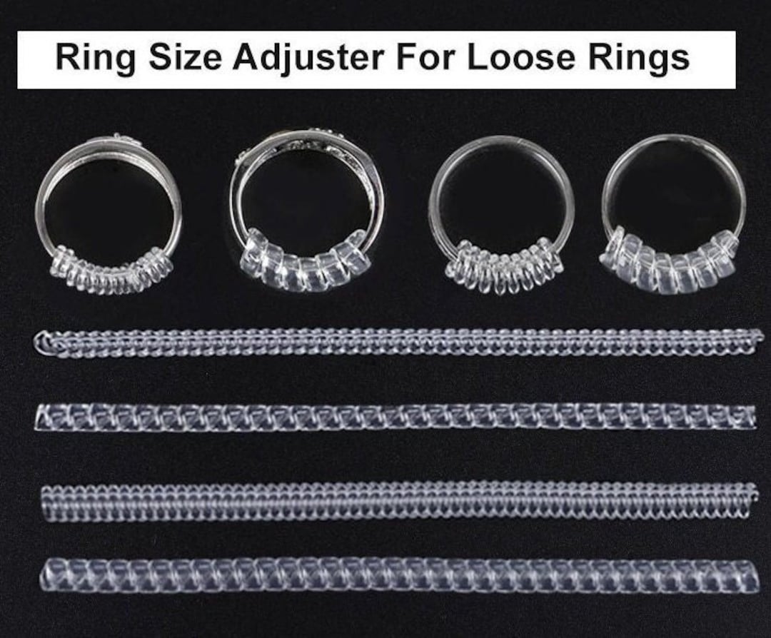 Ring Snuggie 10cm Ring Size Reducer Adjuster Silicone Twist. Make