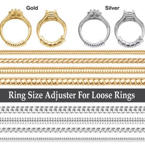 12 Pack Ring Size Adjuster For Loose Rings Invisible Transparent Soft Silicone Jewelry Tightener Connector Fitter Resizer 4 Sizes Ring Guard image 9
