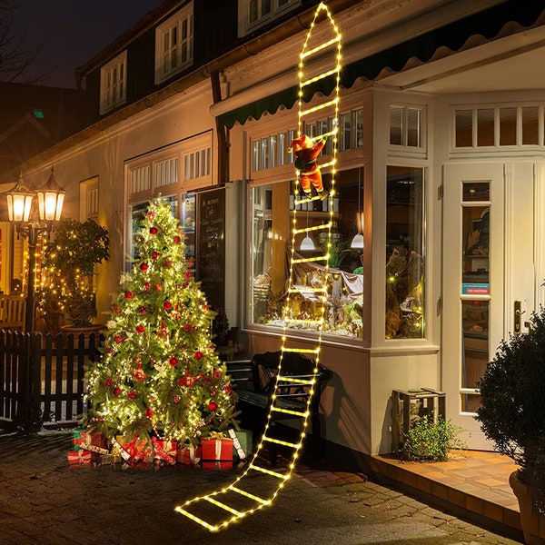 Outdoor Large Lit Christmas Decorations Etsy UK