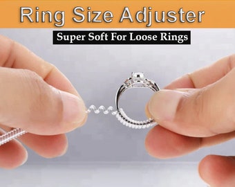 Ring Size Adjuster, Ring Sizer, Invisible Super Soft For Loose Rings, Ring Resizer, Ring Fitter, Ring Size Reducer Perfect Fit For Women Men