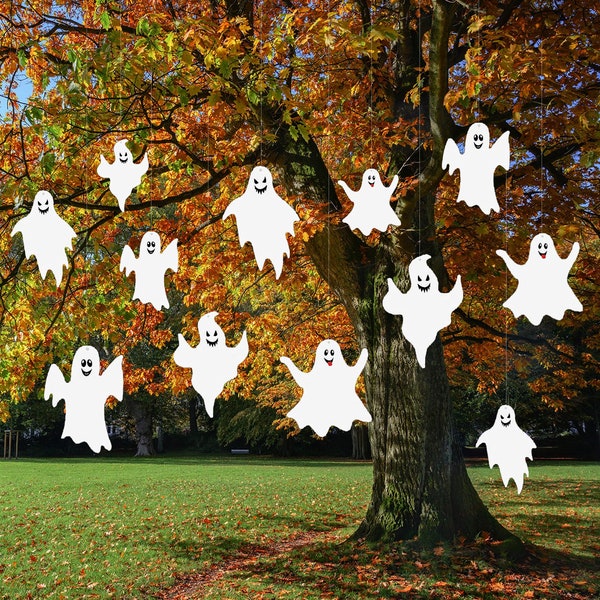 Halloween Decor, Hanging Ghost, Waterproof Large Size Realistic Scary Ghost For Outdoor Halloween Decoration, Flying Ghost, Halloween Signs