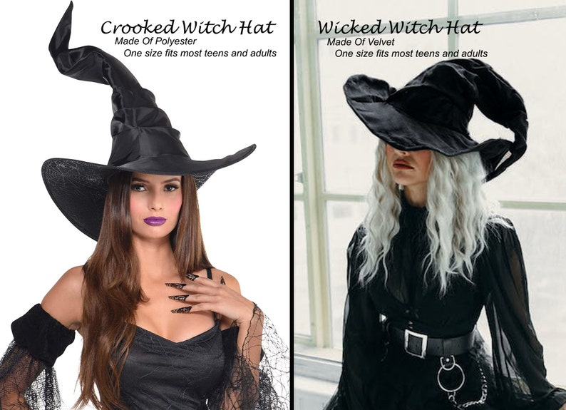 Halloween Wicked Witch Hat Crochet Witchy Hipster Hat - Etsy