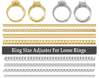 Ring Size Adjuster for Loose Rings - 60Pack, 2 Styles, Ring Guard