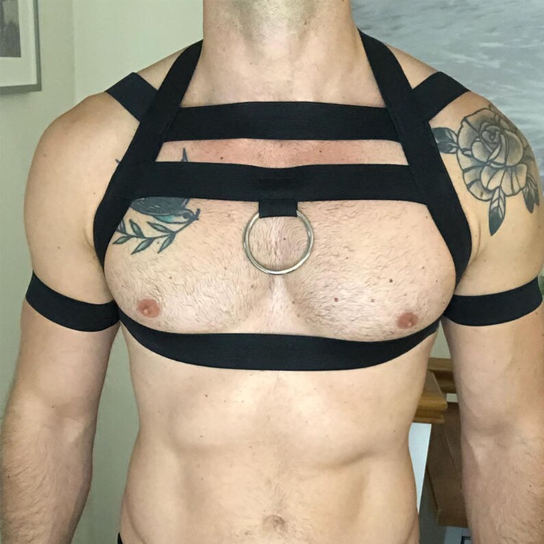 Pliant Black Rope Shoulder Restraint Strap Elasticated Black Etsy