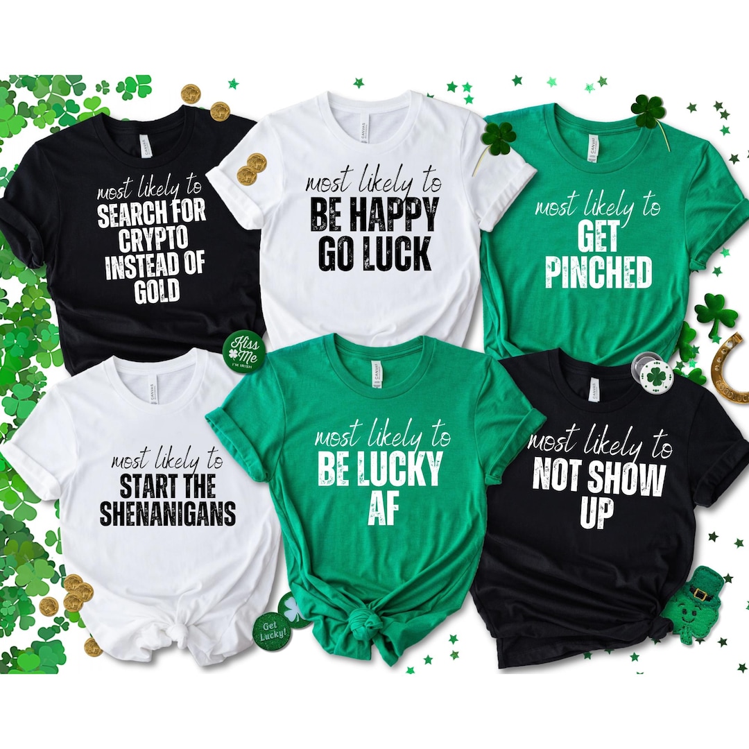St Patricks Day Group Shirt, St Patricks Custom Shirt, Funny St ...