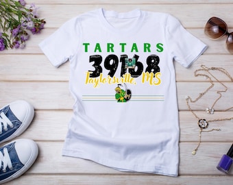Taylorsville Tartars Area Code School Mascot PNG Download Only