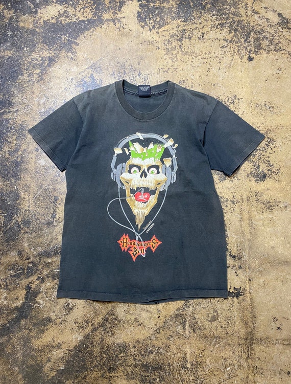Size L ~ 90s Headbangers Ball MTV music heavy metal band tee shirt