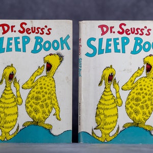 Erste Ausgabe Dr. Seuss 'Schlafbuch 1962 Erste Ausgabe Erster Druck mit nicht abgeschnittenem Schutzumschlag