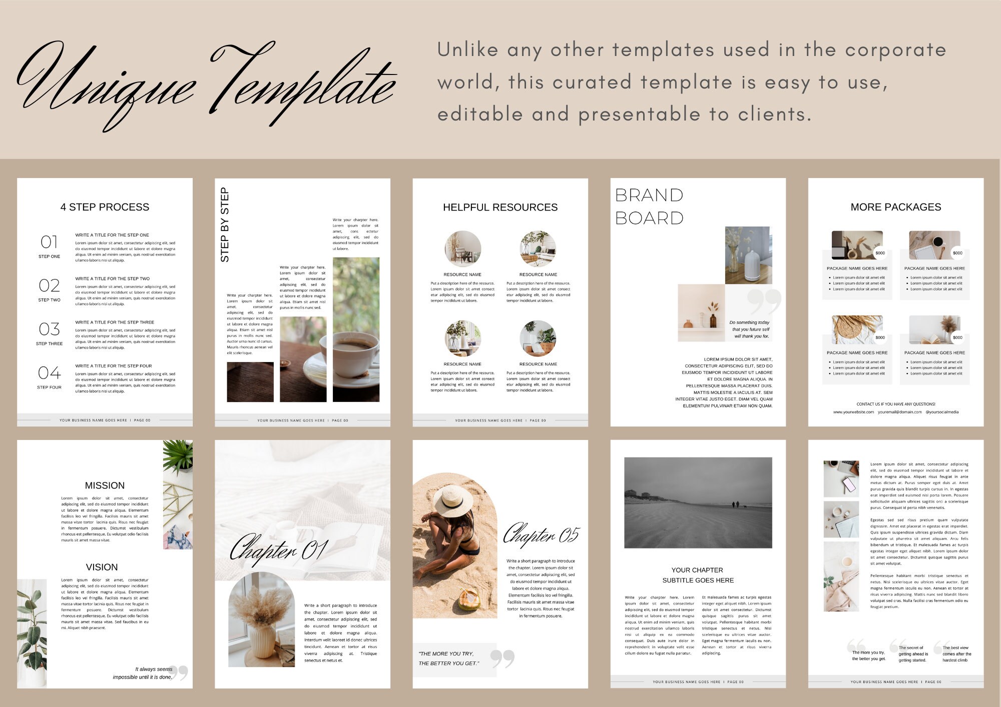 The Ultimate Workbook Template: Canva Coaching Ebook Template Lead ...