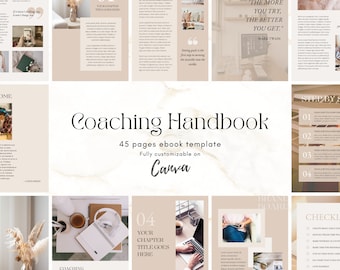 The Ultimate Guidebook Template: Canva Coaching EBook Template | Lead Magnet | Course Guide | Life Coach | Business | Marketing Tool