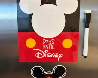 Disney Vacation Countdown | Dry Erase Magnet Gift Set | Family Vacation | Countdown Magnet
