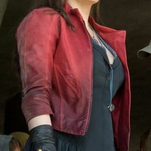 Luca Designs Women's Scarlet Witch Leather Jacket