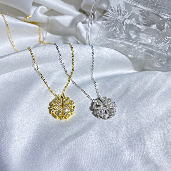 Box Chain 14K Yellow Gold Necklace Heart Cute Vvs Moissanite Pendant Simple  Design Moissanite Necklace Fine Jewelry Chain - China Box Chain and Gold  Necklace price