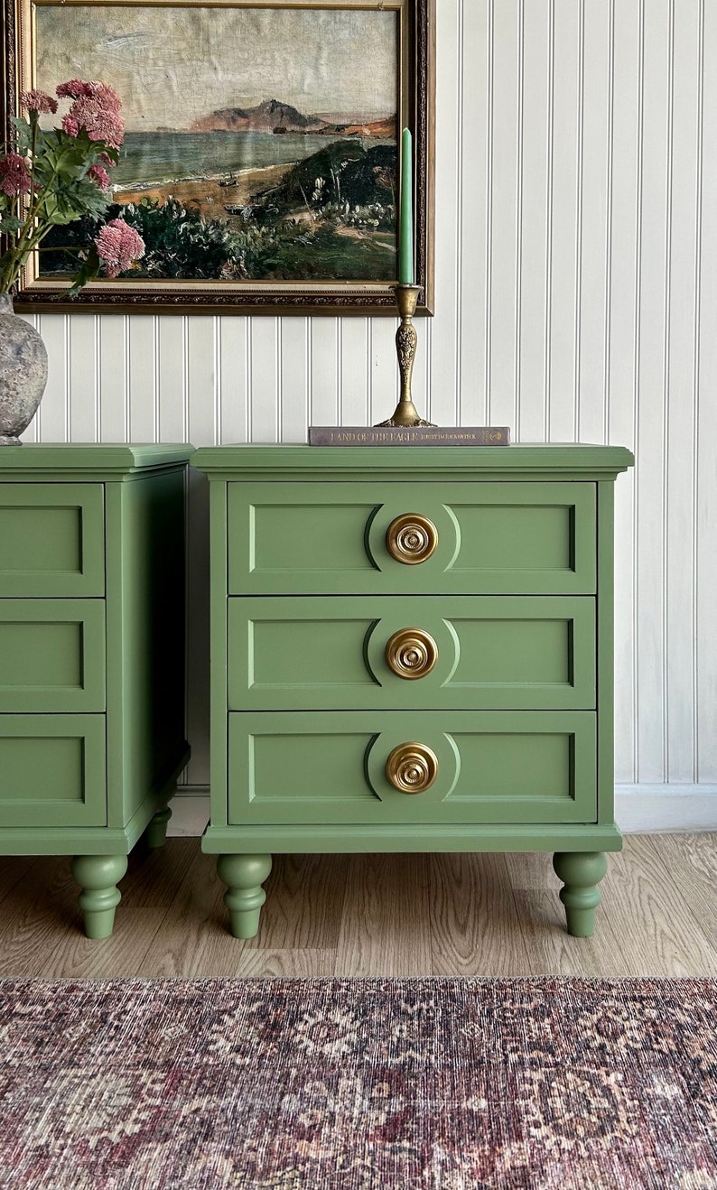 Vintage Nightstands Etsy