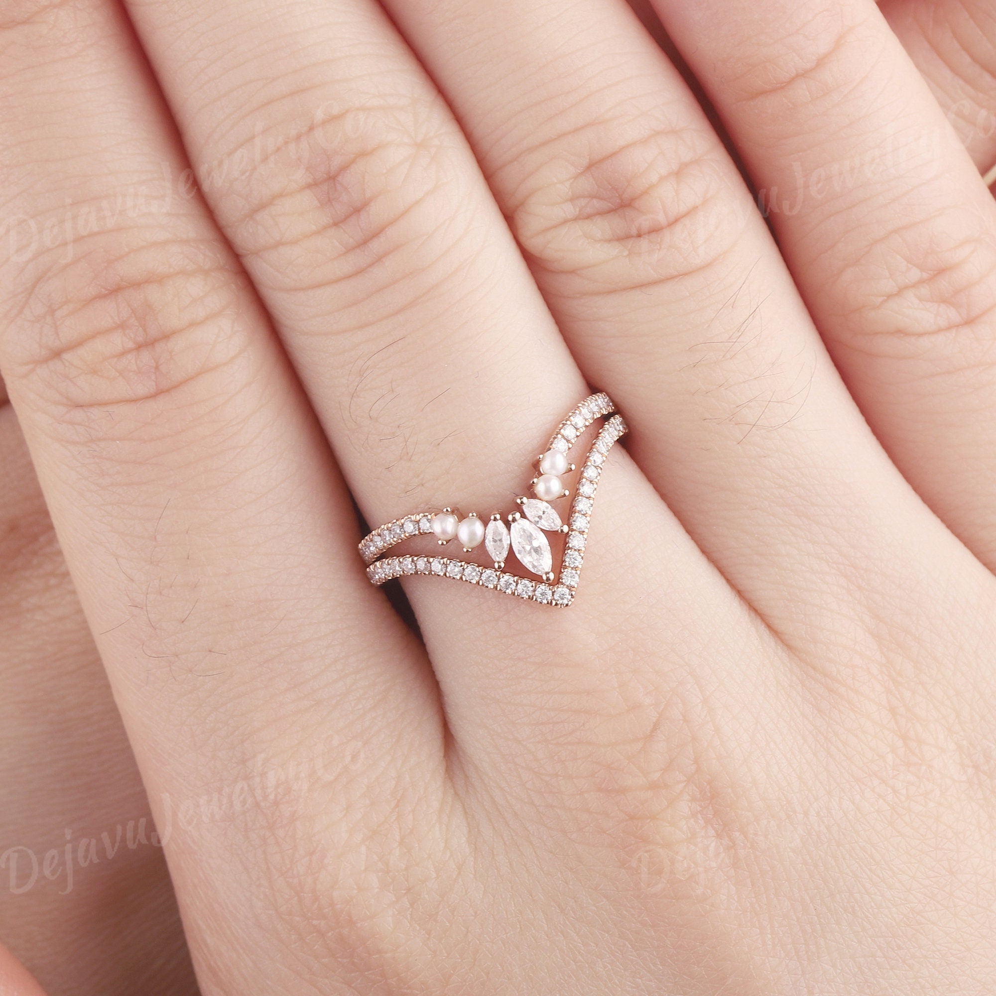 アクセサリー A&G dead stock Pearl cross ring A&G dead stock Pearl cross ring（Articulated ring deadringer）