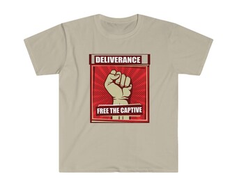 T-shirt Softstyle Unisexe Libérance Captive, Chrétien, Réveil, Liberté en Christ