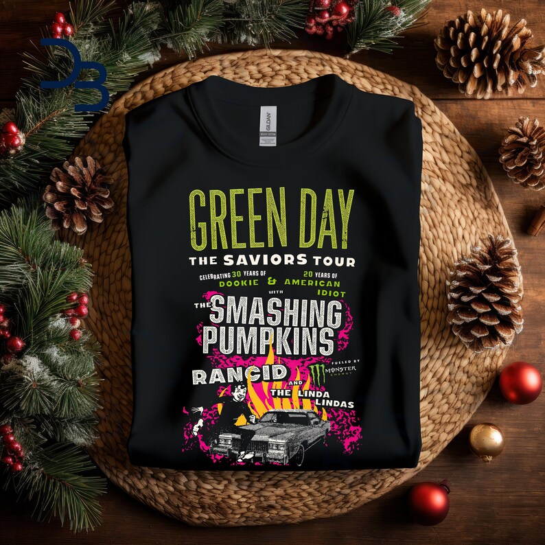 Green Day the Saviors 2024 Tour Tshirt Green Day Band Etsy UK