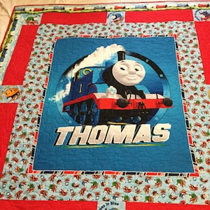 Thomas Tank Machine Quilt - Brandneu, Unikat, Made in Australian Made