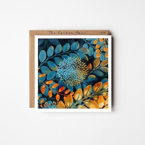All Occasion Greeting Card, Father's Day card, Birthday card, Thank you card, Floral, Flora, Hand Drawn, Art Card