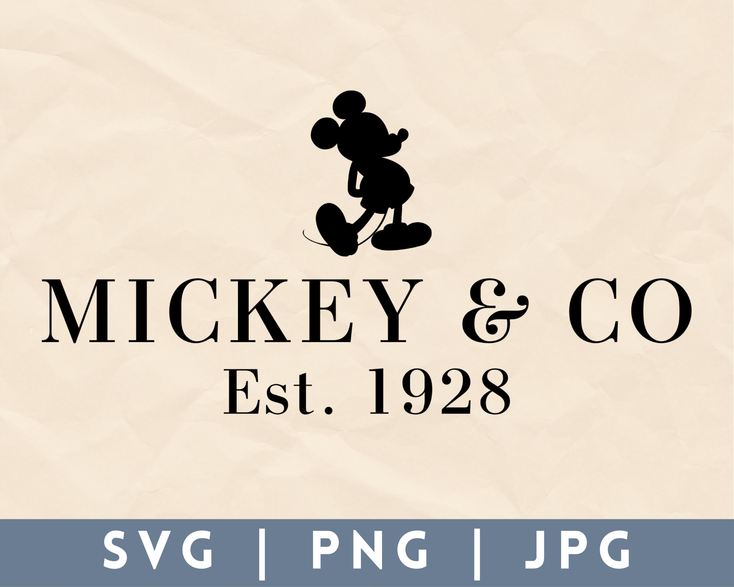Mickey Mouse Co Svg - Etsy Canada