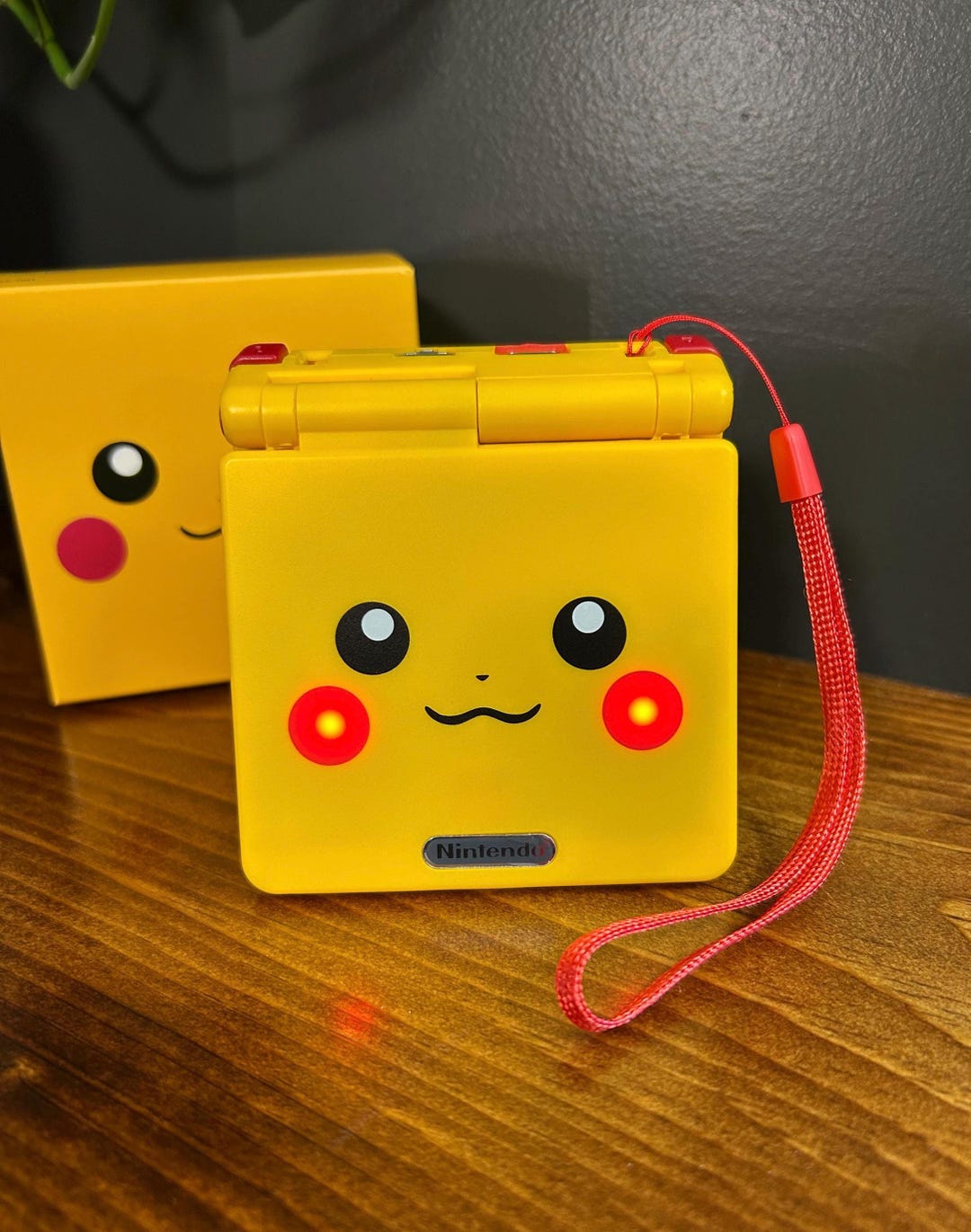 Pikachu “cheekachu” Custom Gameboy Advance SP Bundle W/ IPS Screen ...